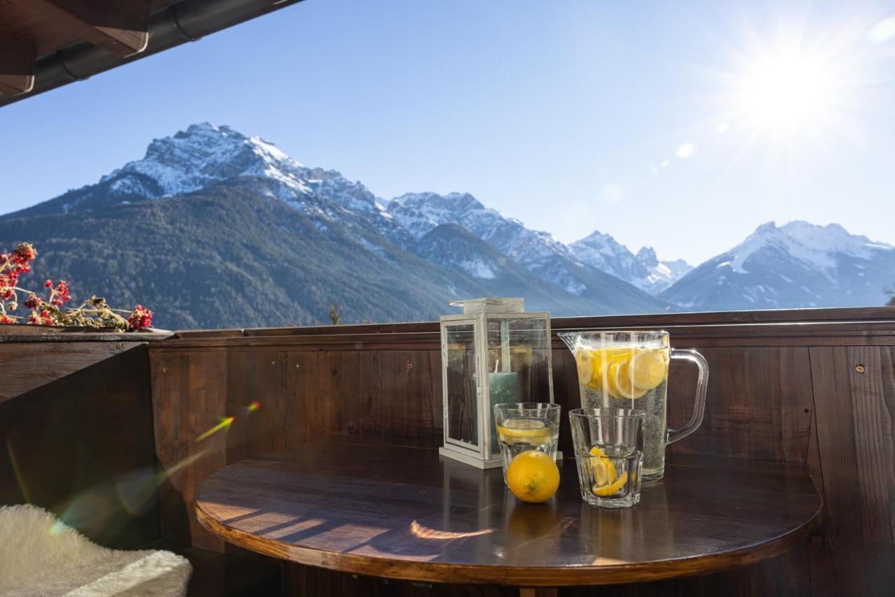 Kassnhof - Urlaub In Den Bergen Apartment Telfes im Stubai Exterior foto